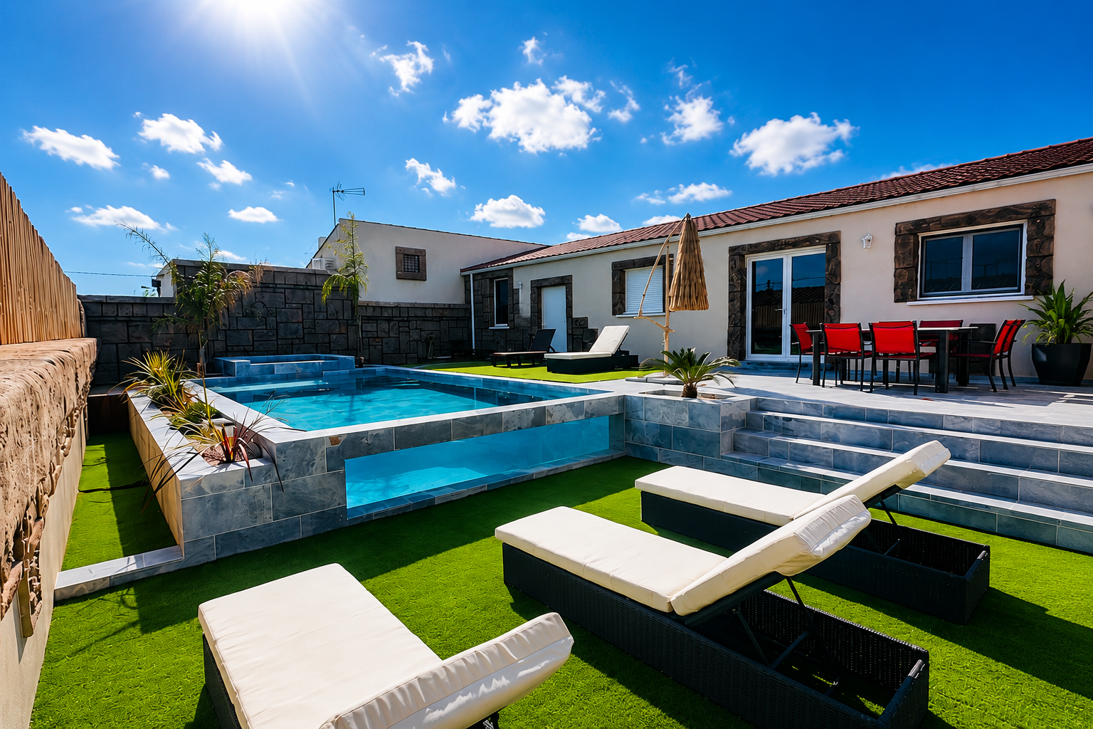 Villa Erica avec piscine privée à Bessan